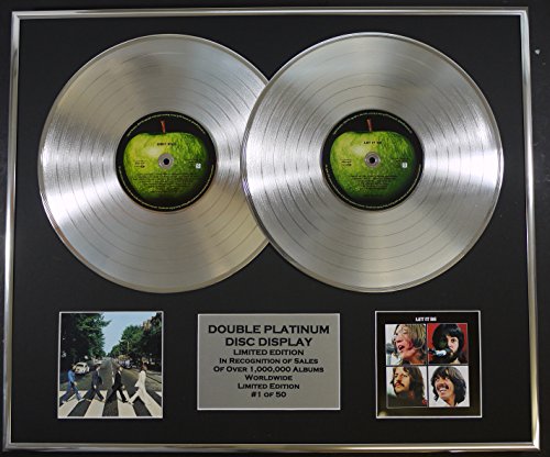 THE BEATLES/double CD Platine Disque Record/Edicion LTD/Certificato di autenticità/ABBEY ROAD & LET IT BE - Les Beatles, Paul McCartney, John Lennon, RIngo Starr, George Harrison THE BEATLES/double CD Platine Disque Record/Edicion LTD/Certificato di autenticità/ABBEY ROAD & LET IT BE