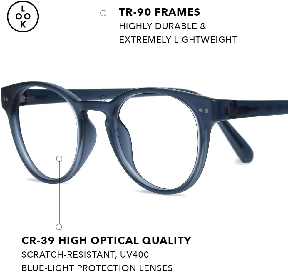 LOOK OPTIC Progressive and Non-Progressive Abbey Readers-Stylish Unisex Prescription Quality Glasses - Image 3