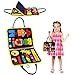 HULASO Busy Board Kinder Montessori Spielzeug Activity Board ab 1 2 3 4 Jahr Busy Board Mädchen Junge Sensorik Spielzeug Lernen Grundleben Kleidungsfähigkeiten und Feinmotorik