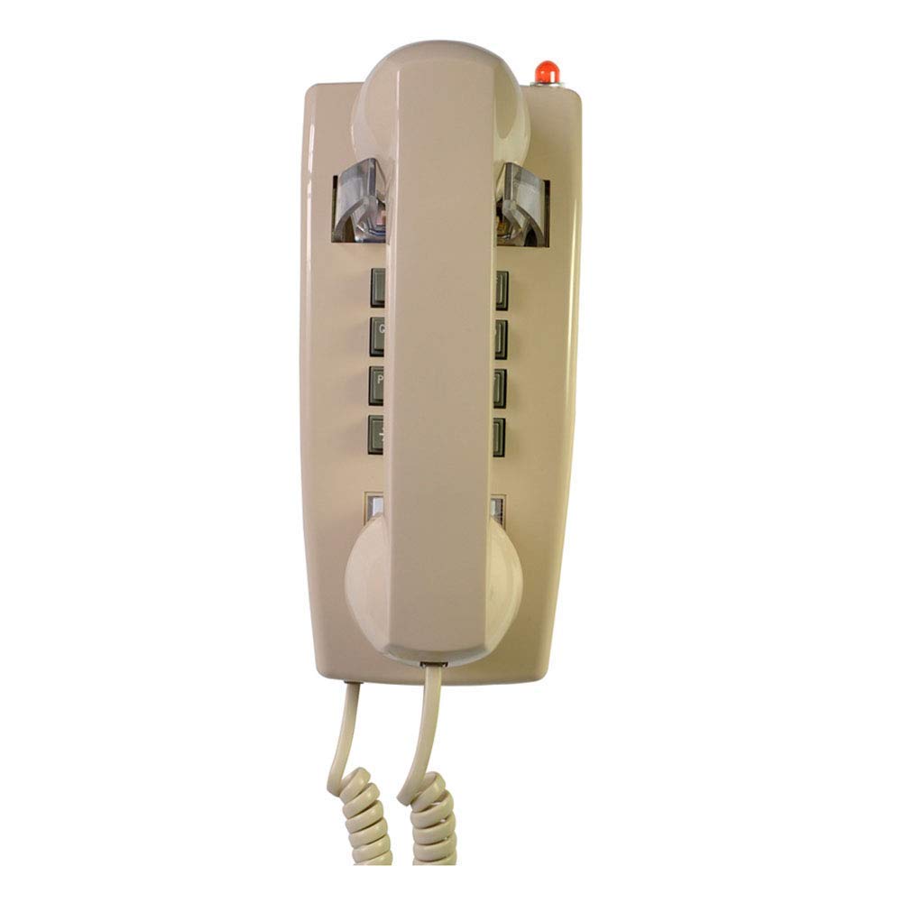 Telefono retrò Montato a Parete, Telefono con Finiture retrò, suoneria per chiamate con Tono sonoro, Stile nostalgico Anni '70/'80 per L'Ufficio di casa e Hotel