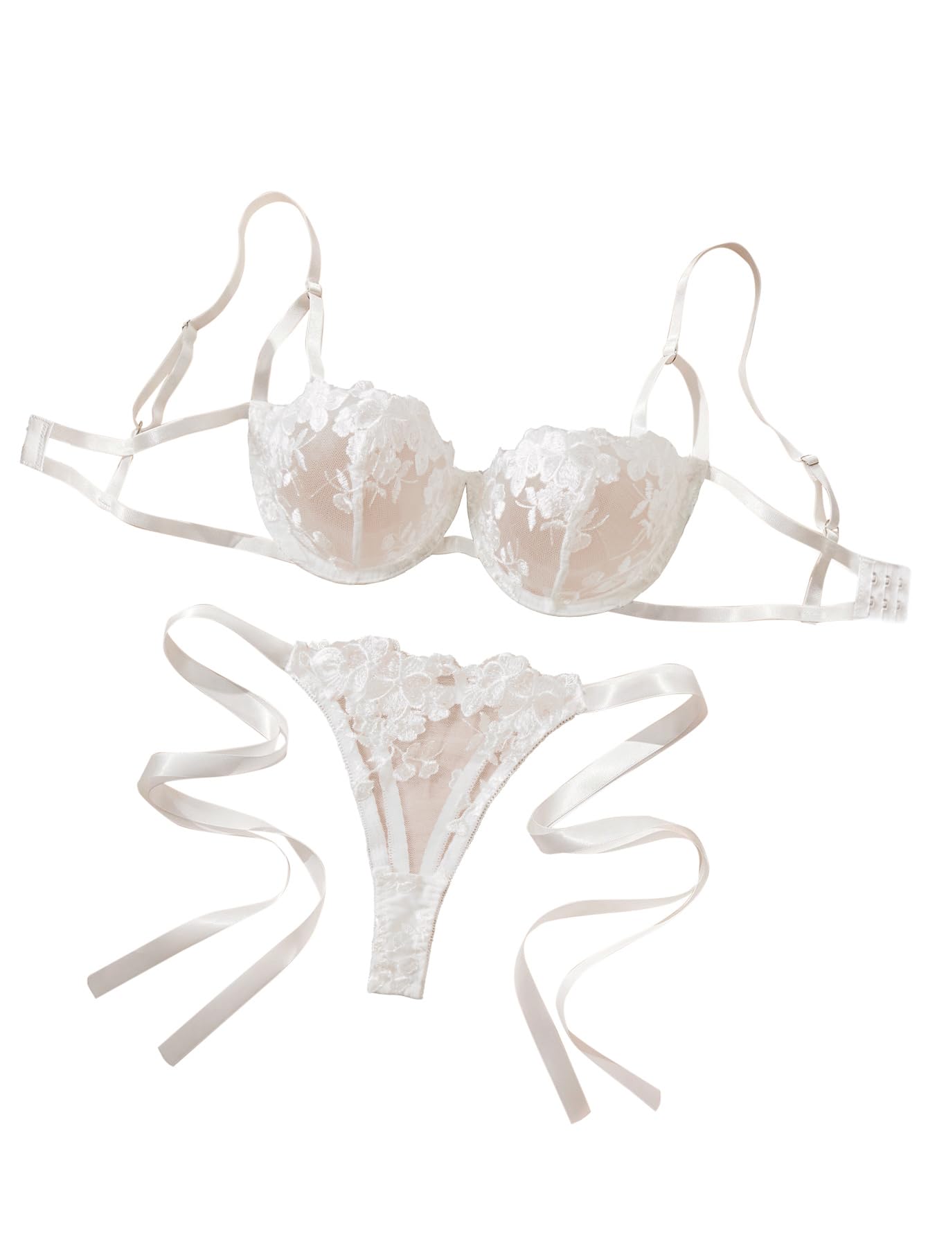 Lilosy Sexy Lingerie Set 2 Piece Women Bra and Panty