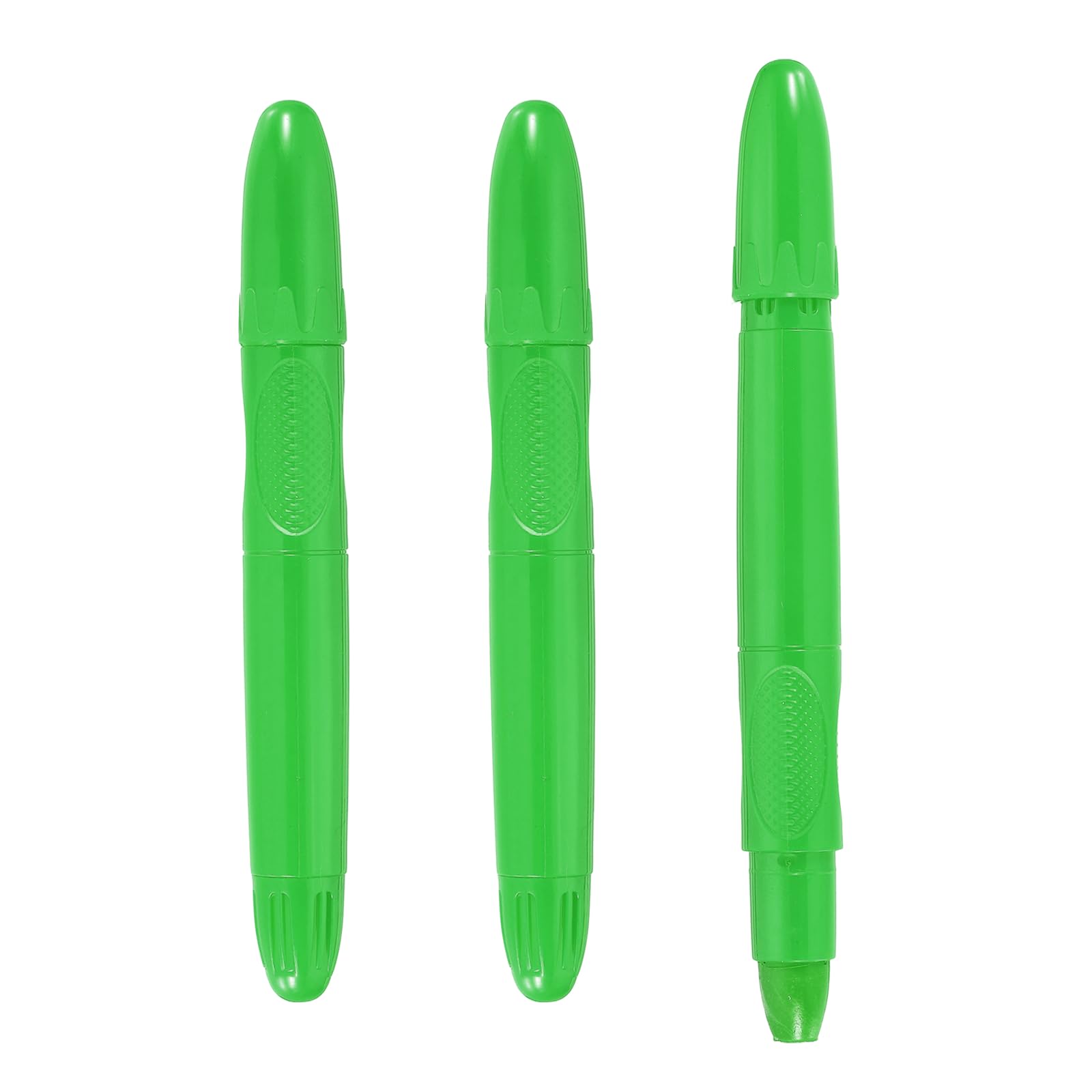 PATIKIL 3 Pack Twistable Crayons, Coloring Twist Crayon Retractable Easy to Hold Silky Washable for Coloring Books Crafts Birthday Parties Art Office Supplies, Grass Green