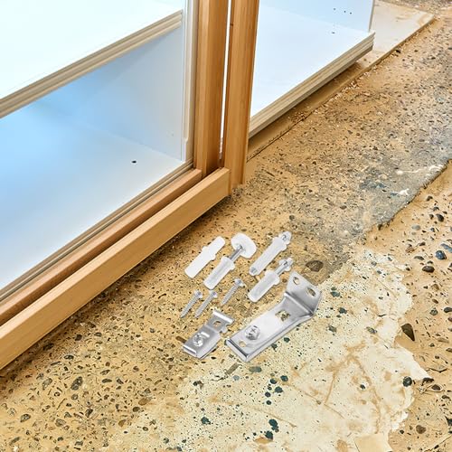 Balacoo 1Set Kit de Herrajes para Puerta Bifold Reemplazo Accesorios para Puertas de Clóset Plegables Operación Deslizante Suave Fácil Instalación Diseño Duradero miniatura 5
