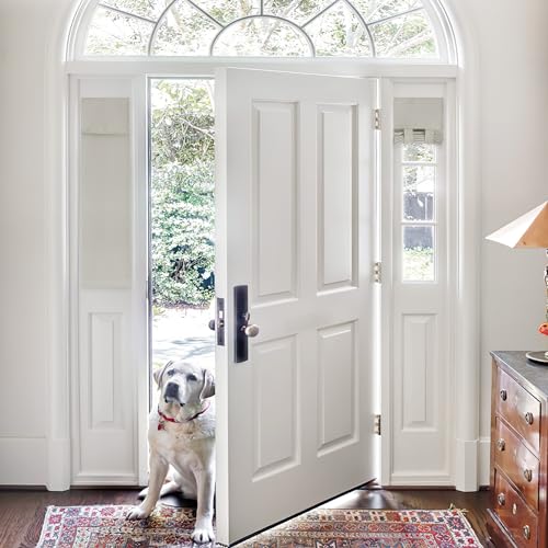 PONY DANCE Sidelight Door Curtains for Front Door - Thermal Insulated Blackout Blinds for French Door Full Privacy Assured Small Window Shade for Patio Glass Door, W12 x L40 inch, Natural, 1 Panel