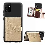 [Embossage de fleurs]: Le cuir vintage synthétique de haute qualité à motif de fleurs de mandala a une sensation raffinée, qui offre un look polyvalent et une prise en main confortable. Ultra mince sans sensation de volume.