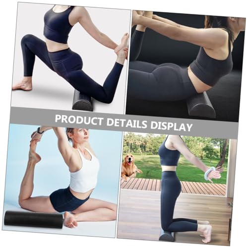 Rodillo semicircular para fitness BESPORTBLE de alta densidad para masaje muscular y entrenamiento de balance, ligero y portátil, 45 cm miniatura 4