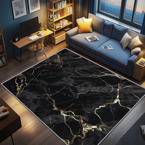 Extra großer Marmor-Teppich, 240 x 340 cm, maschinenwaschbar,...