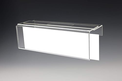 Miniatura 2 de Soporte ajustable para placa de nombre de cubículo de una sola cara  se expande de 2.0in a 3.0in de ancho utilizando nuestra cinta mágica