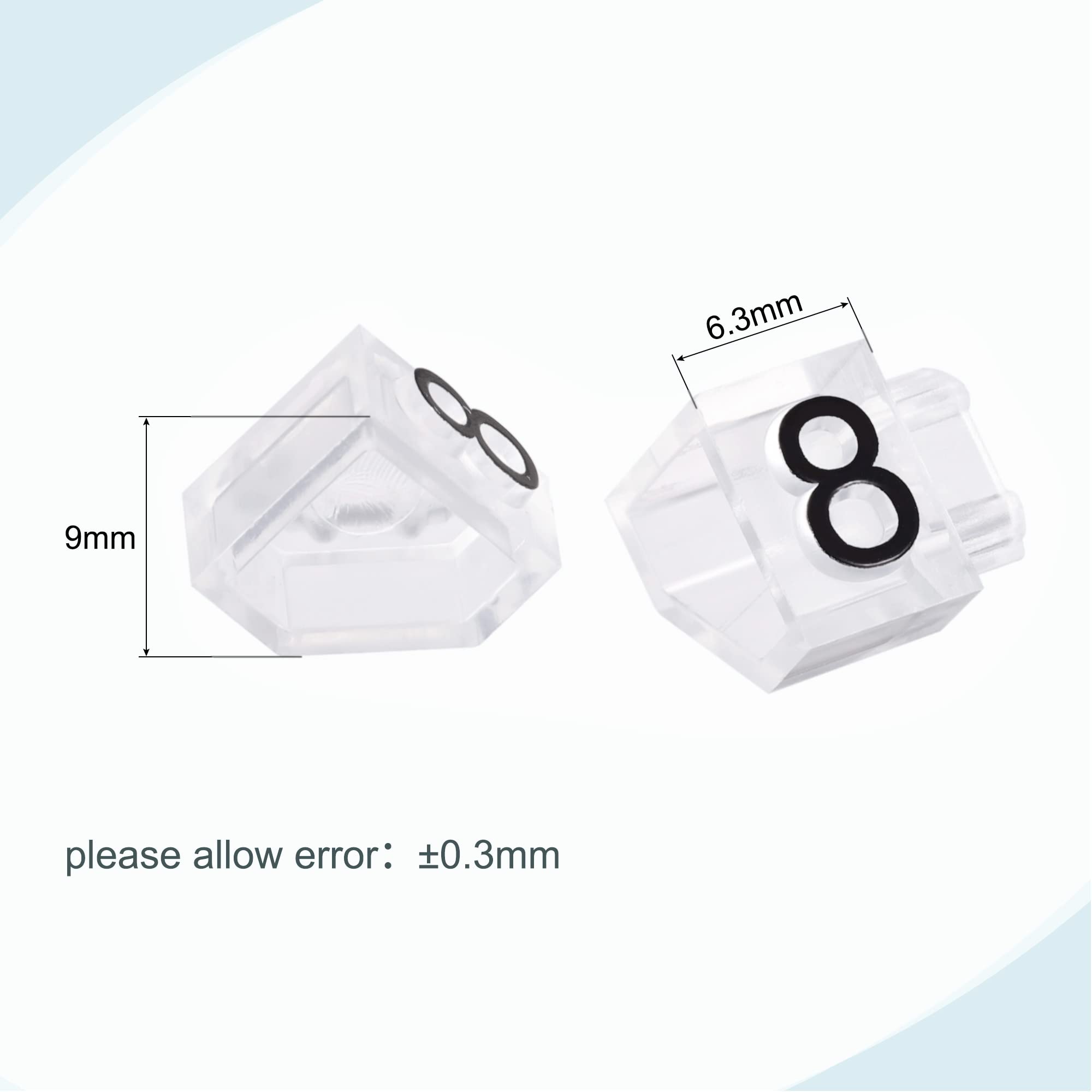 Kit De Etiquetas De Precio Ajustables Con Cubos Mini Dorado/negro - 16 Juegos, Letras Y Números, Para Mostrador De Tienda