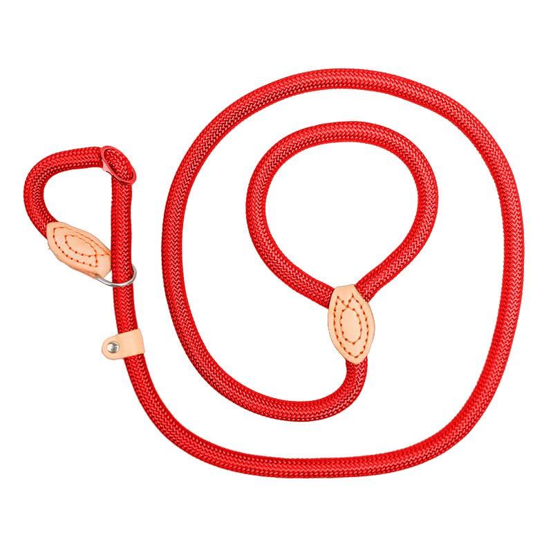 SUSRU ProPets Lite Slip Lead Dog Leash, 6mm Nylon Rope, Snap Hook, Braided, No Pull, for Small to Medium Dogs, Easy and Casual Use (6 Feet Long, Red) (B0D6LJR1ZY) Amazon Price History, Amazon Price Tracker