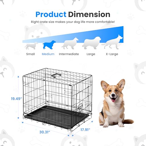 HealSmart 30-Inch Single Door Crate