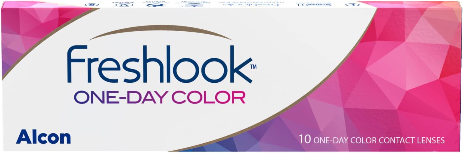OneDay - Daily Disposable Color Contact Lenses (-01.50, Gray, Pack of 10) | From Alcon