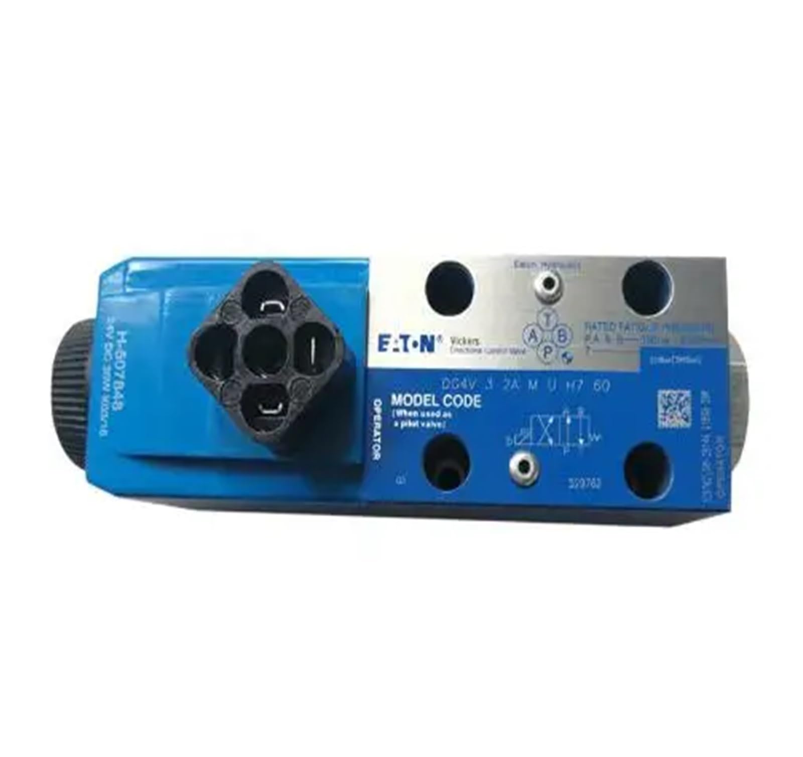 PXQCHAVLN Hydraulic Valve DG4V-3-2A-M-U-H7-60 Solenoid Directional Valve DG4V32AMUH760