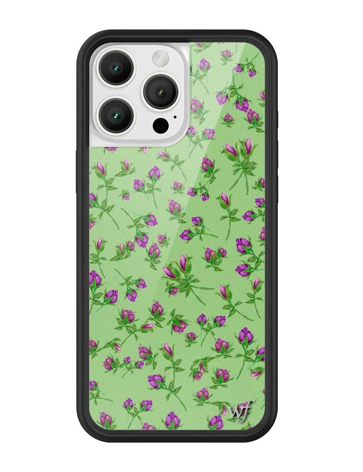 Wildflower Cases - iPhone 16 Pro Max Compatible - Purple Posie Rosie