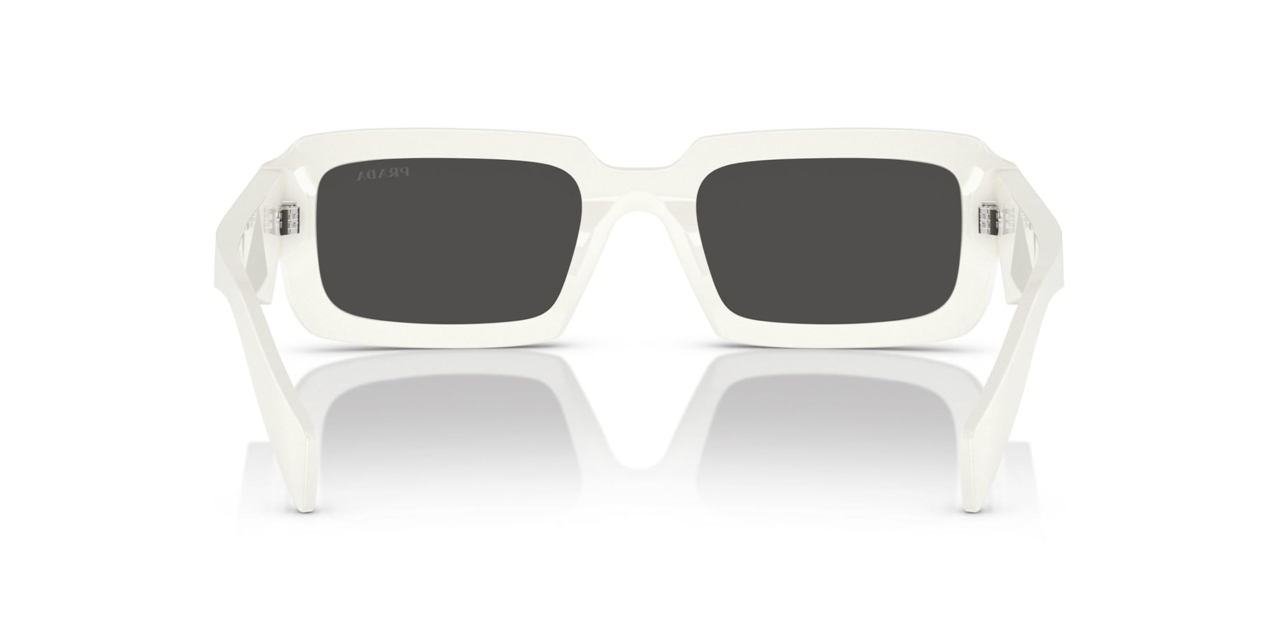 Prada PR 27ZS White/Dark Grey 54/21/145 Herren Sonnenbrille, GRAU