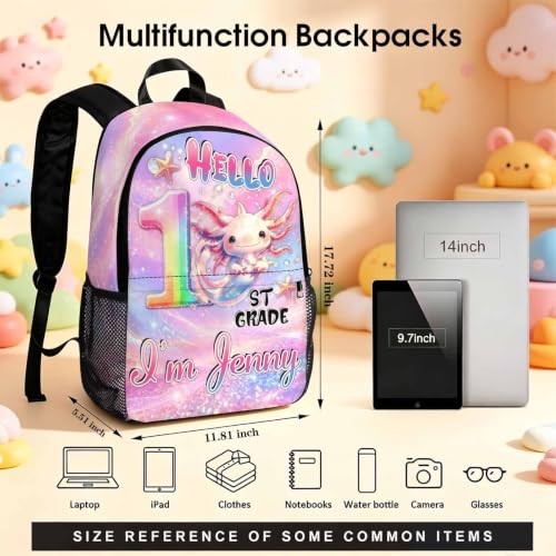 Image of Custom Kid Backpack for Girls Toddler Backpacks Set Back to School Bookbag