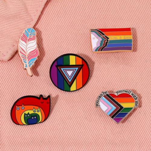 Image of Enamel Pins Cute Lapel Badge Funny Pins for Backpacks Hats Clothes Decorative, Men Women's Brooches Pins Gifts