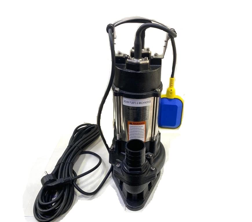 Asian Pumps & Machineries 1.5HP 1100 Watt Submersible Sewage Drain Flood Stainless Steel Clean/Dirty Water Sump Transfer Pump 28500LPH, 100% COPPER, 10m Cable, Head 12 mtr, Pipe Size 50 mm (B09TYTSSQL) Amazon Price History, Amazon Price Tracker