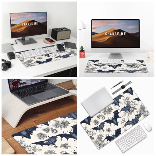Tapis de souris de jeu extra large noir pour protéger le bureau