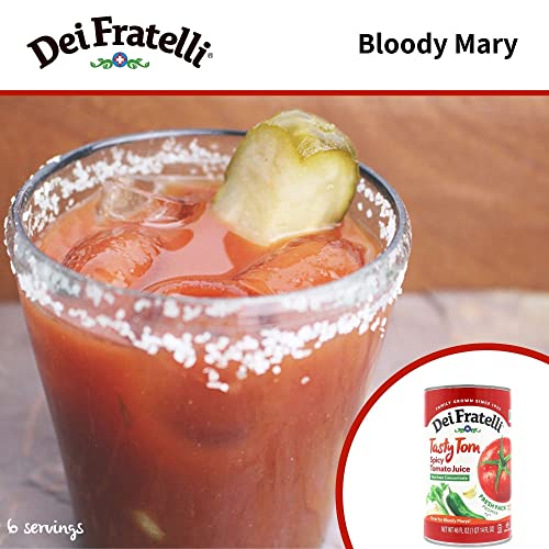 Dei Fratelli Tasty Tom Spicy Tomato Juice, Not From Concentrate, 46Oz (6 Pack) #TOP3