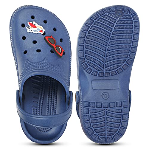 Image of MOZAFIA CHIKU Super Lightweight Cushioned Footbed EVA Sole Pull ON Washable Clogs for Kids