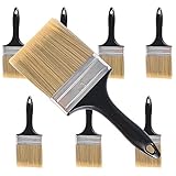 ZOENHOU 8 Pieces 4 Inch Paint Brush, Paintbrush Set, Paint Brushes Set Professional Paint Tools with...