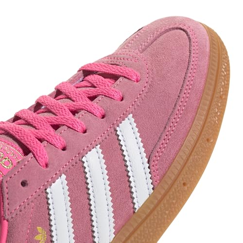 Image of adidas Womens Handball Spezial Lace Up Sneakers Shoes Casual - Pink - Size 6.5 M