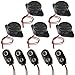RUNCCI-YUN 5 pcs DC 3–24 V électronique Alarme Buzzer Sounder Son continu Beep Intermittente (Lot de 5) +Connecteur Pile 9v (Lot de 5)
