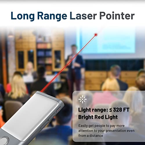 Cheerdots Bluetooth Presentation Clicker Wireless Presenter, Air Mouse