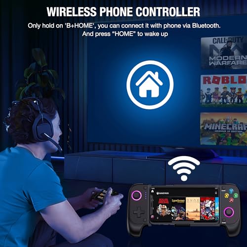 Controlador de juego móvil Bluetooth para iPhone y Android compatible con Steam Link 2