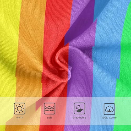 Rainbow Stripe Colorful Toddler Girls's Underwear 2T Rainbow Stripe Colorful3