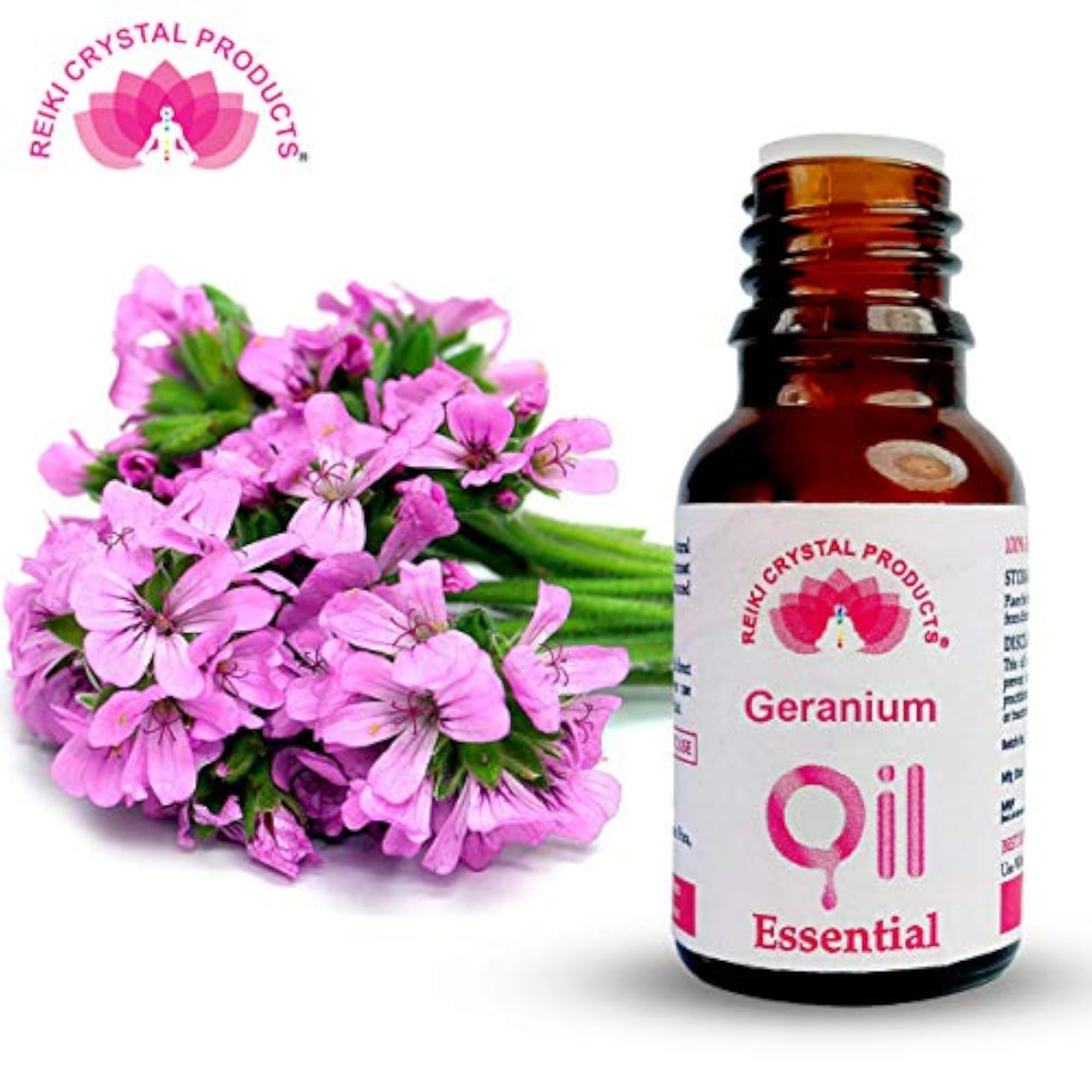 Geranium Essential Oil, 15 ml, Aroma Therapy