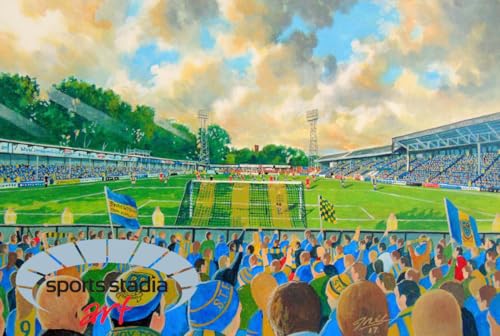 Affiche Gay Meadow Stadium A4 Shrewsbury Town FC pour revivre la passion du football anglais