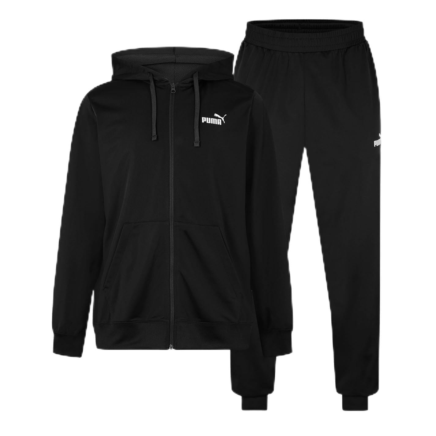 Puma Mens Poly Tracksuit Black M