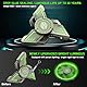 TGKYK Leuchtende Fidget Spinner Metall, Fidget Spinner Led, 3-5 Min Hochgeschwindigkeit Finger Spinner Spielzeug ADHD Anti Angst, Figetspiener für Kinder Erwachsene Dreieck - Grüner
