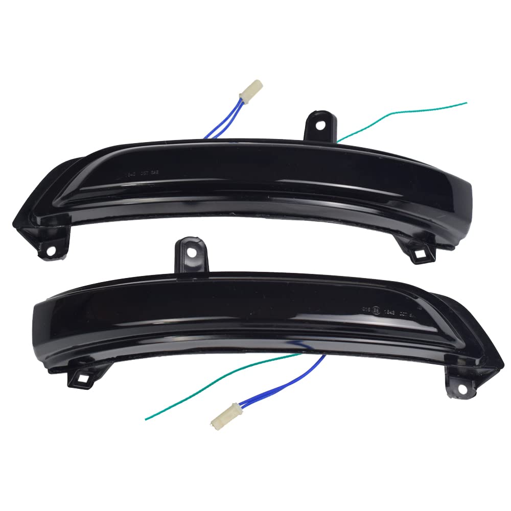 LED Dynamic Turn Signal Light Side Mirror Blinker Sequential Lamp For Nissan Teana J32 2008-2012 Maxima (Blue-Yellow)