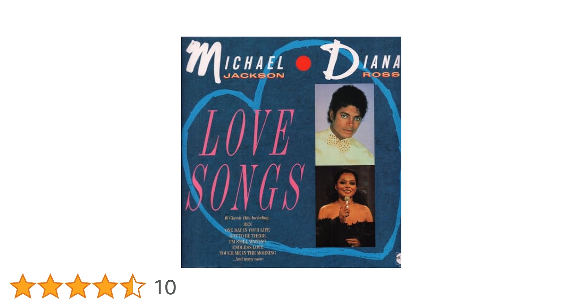 MICHAEL JACKSON / DIANA ROSS - LOVE SONGS LP : Michael
