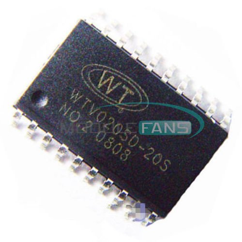 Generic 2PCS WTV020SD WTV020-SD WTV020SD-20S SOP-20 Music Sound CHIP IC M