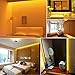 EverBright Led Strip Lights Waterproof IP68 Flexible Amber Yellow Strip Lights Exterior Interior 16.4Ft 600SMD for Home Bedroom Party Holiday Neon Decoration Stage Marine Lights (No Power Adapter)