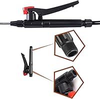 Vista 3 de 2 pulverizadores de presión de acción de salpicaduras, mango de rociador de jardín, repuesto para pistola de gatillo, piezas de mango para jardín