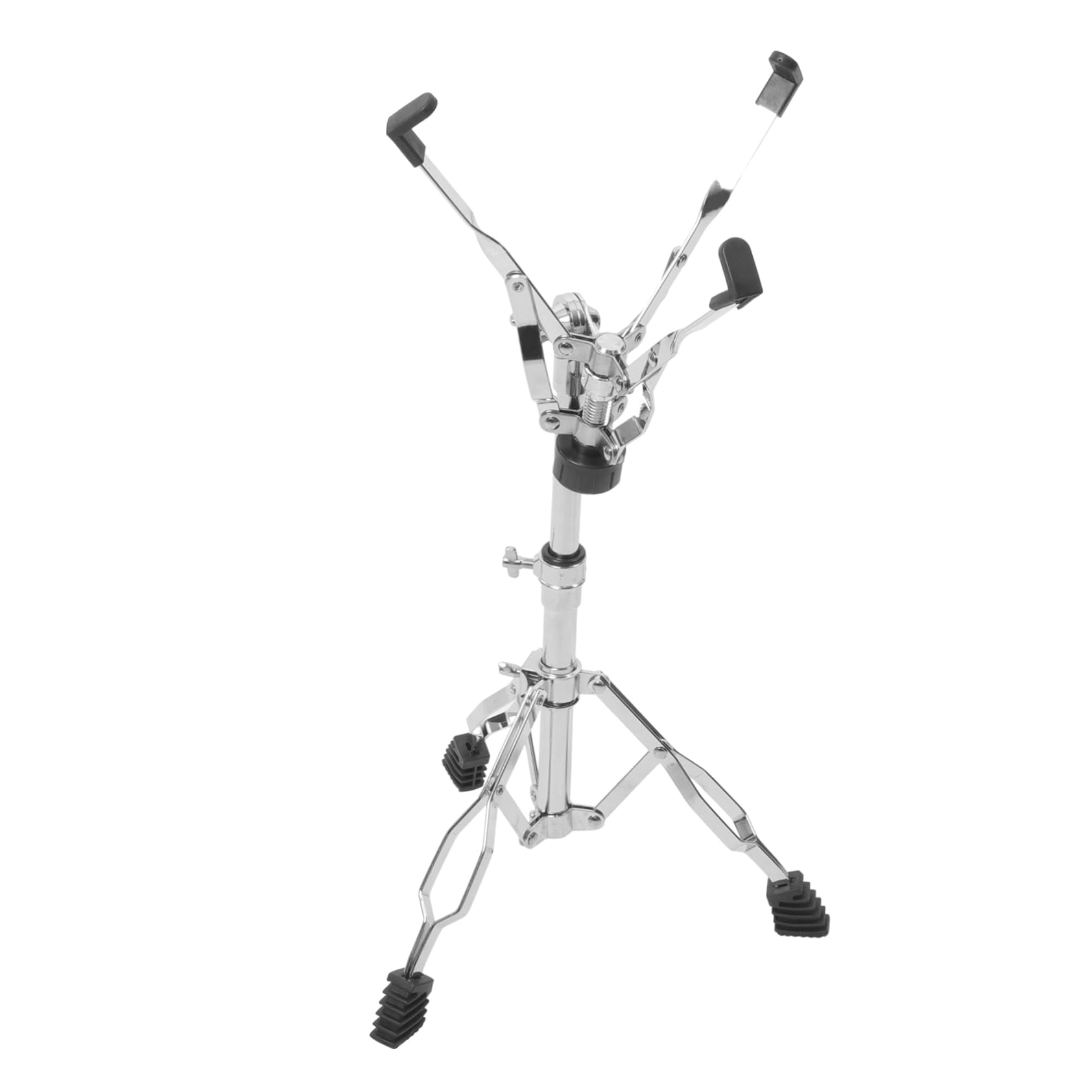 OFFSCH Practical Metal Drum Rack Portable Snare Drum Stand Tripod Shelf Dumb Holder for