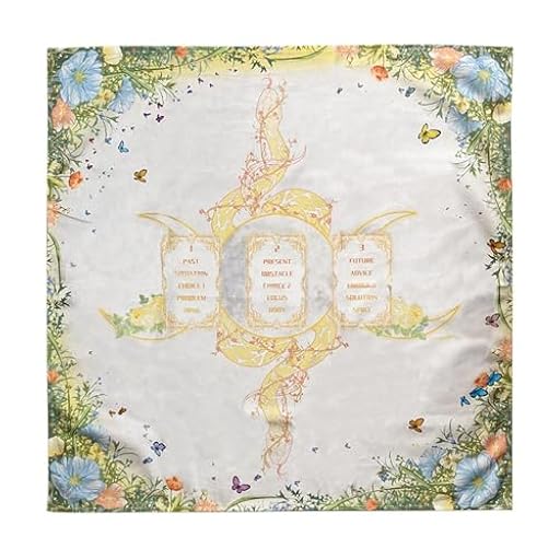 Tela de Tarot,Mantel de Tarot Cuadrado | Tapete de cartas del tarot | Mantel gótico con diseño de serpiente Floral de mariposa, tela de Tarot de 25,2x25,2 pulgadas para decoración de pared, habitación | Ya disponible en tu tienda friki favorita! En mundofriki.es!