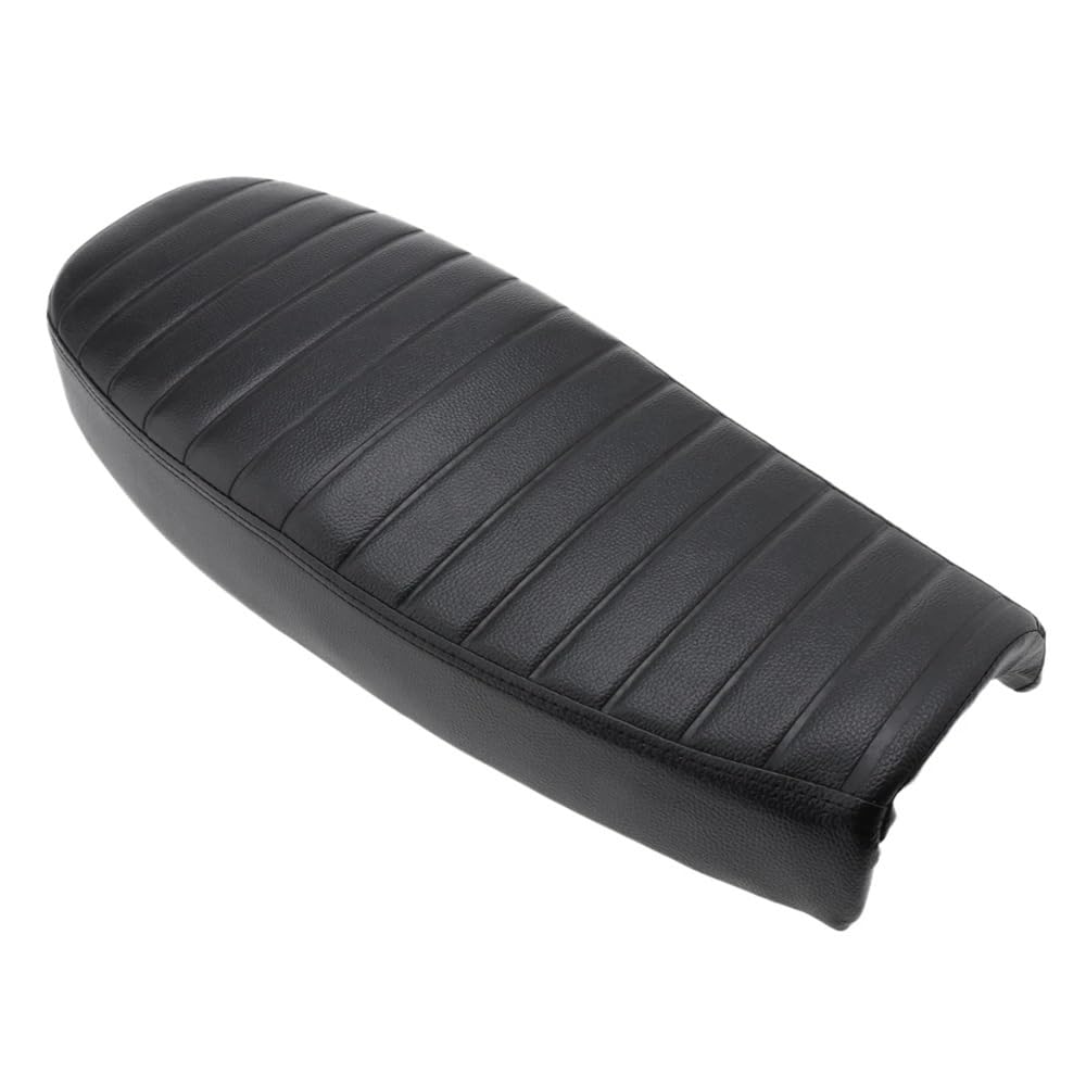 Anteriore Driver Sedile Sella per moto vintage Cuscino per | Sella per moto Sella vintage Cuscino per sedile piatto Accessori per moto in similpelle PU 610 mm