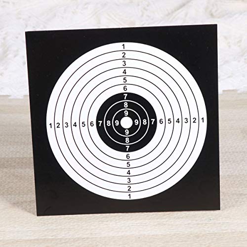 LIOOBO 100 peças de papel de tiro alvo flecha arco contato alvo treinamento papel alvo papel papel a