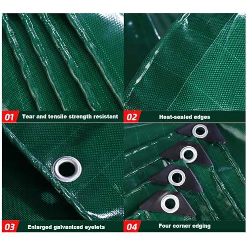 Lona de PVC verde para piscinas y muebles de jardín en épocas de invierno 4