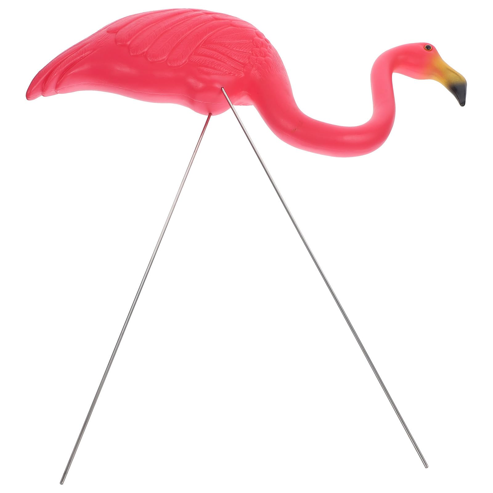 Flamencos decorativos Toyvian de plástico rosa para jardín y decoración de verano