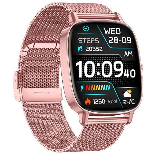 Smart Watch for Women, Answer/Make Call,1.85'' Ultra-Clear Screen Fitness...