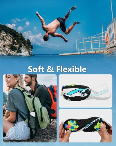 Image of Water Shoes for Women Men Quick-Dry Barefoot Shoes Breathable Aqua Socks for Swim Beach River Pool Lake Hiking Surfing Kayaking
