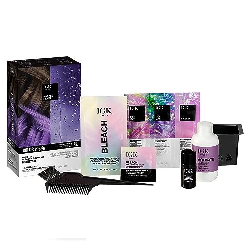 IGK Color Bright One Step Bleach & Color Kit miniatura 4