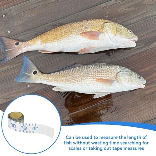Cinta métrica adhesiva para pesca 40 pulgadas resistente al agua miniatura 5